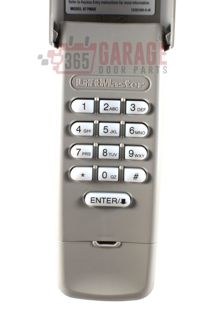 877MAX 877 Remote Liftmaster Keyless Keypad 377LM 977LM Compatible ...